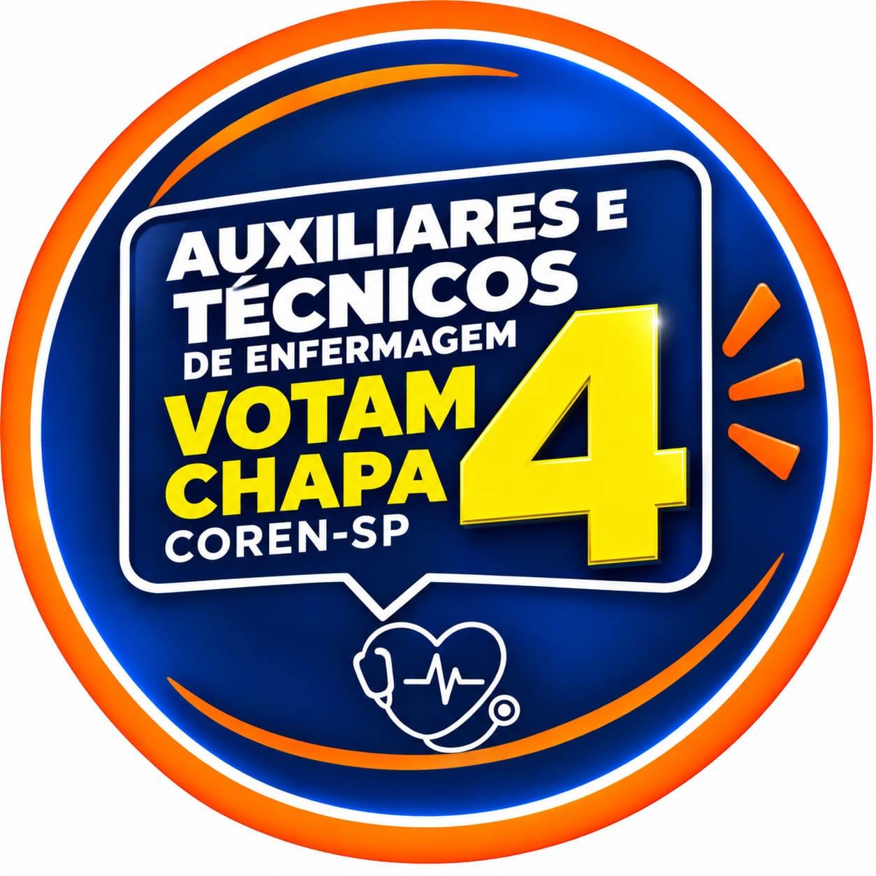 Selo Vote Chapa 4 — Coren-SP